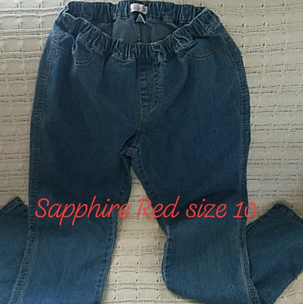 Sapphire Red Jeans size 10